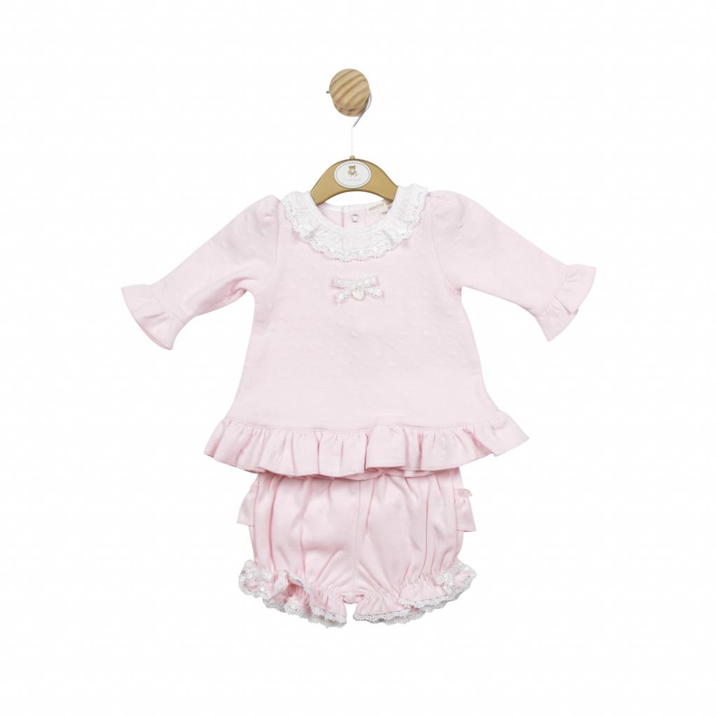Mintini MB5028 5056590102919 MB5028 "Lace and Frills" Jam Pant Set (3-9 months)