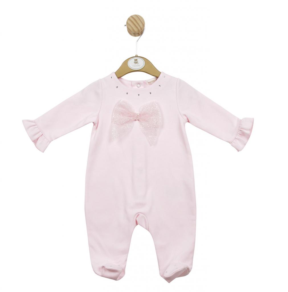 Mintini China  MB5049 Pink Sparkle all in one  ( 1-6 months)
