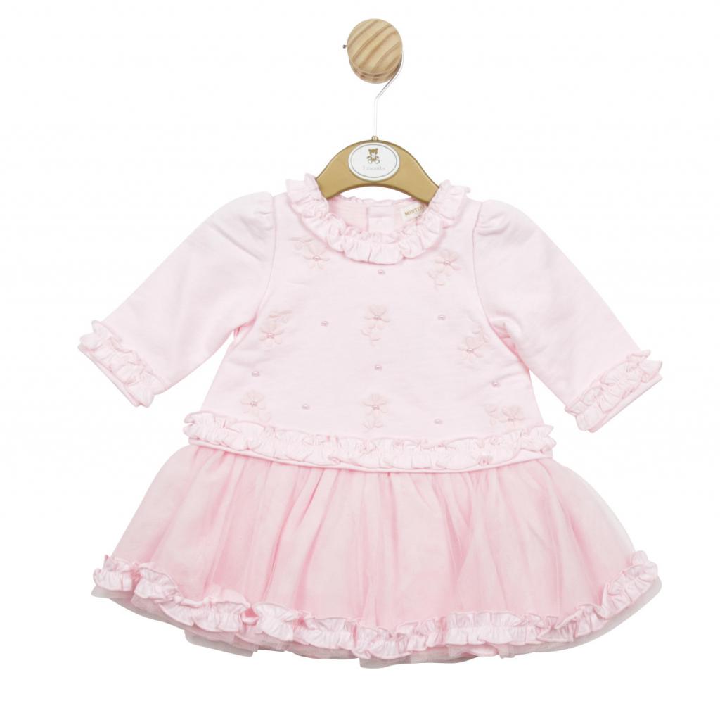 Mintini MB5167A  MB5097A "Flower and Ruffle" Dress (12-24 months)