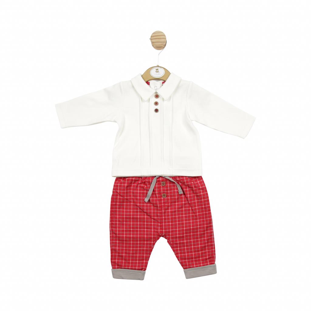 Mintini China * MB5121 Checked two piece  ( 3-9 months)