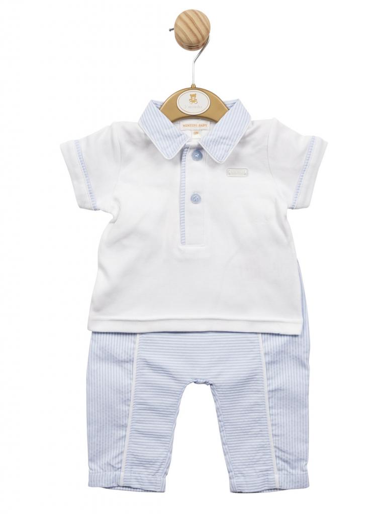 Mintini MB5198A * MB5199A Stripe top and trousers(12-24 months)