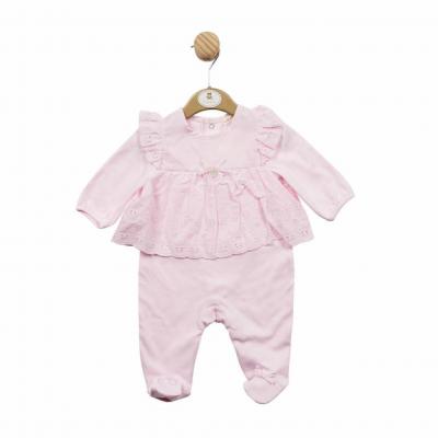 Mintini MB5207  MB5207P Broderie Anglaise All in One (1-6 months)