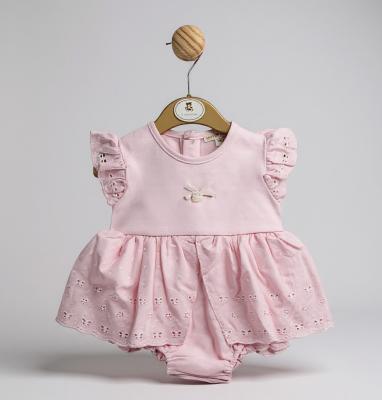 MB5208A-P  Broderie Anglaise Romper  (12-24 months)