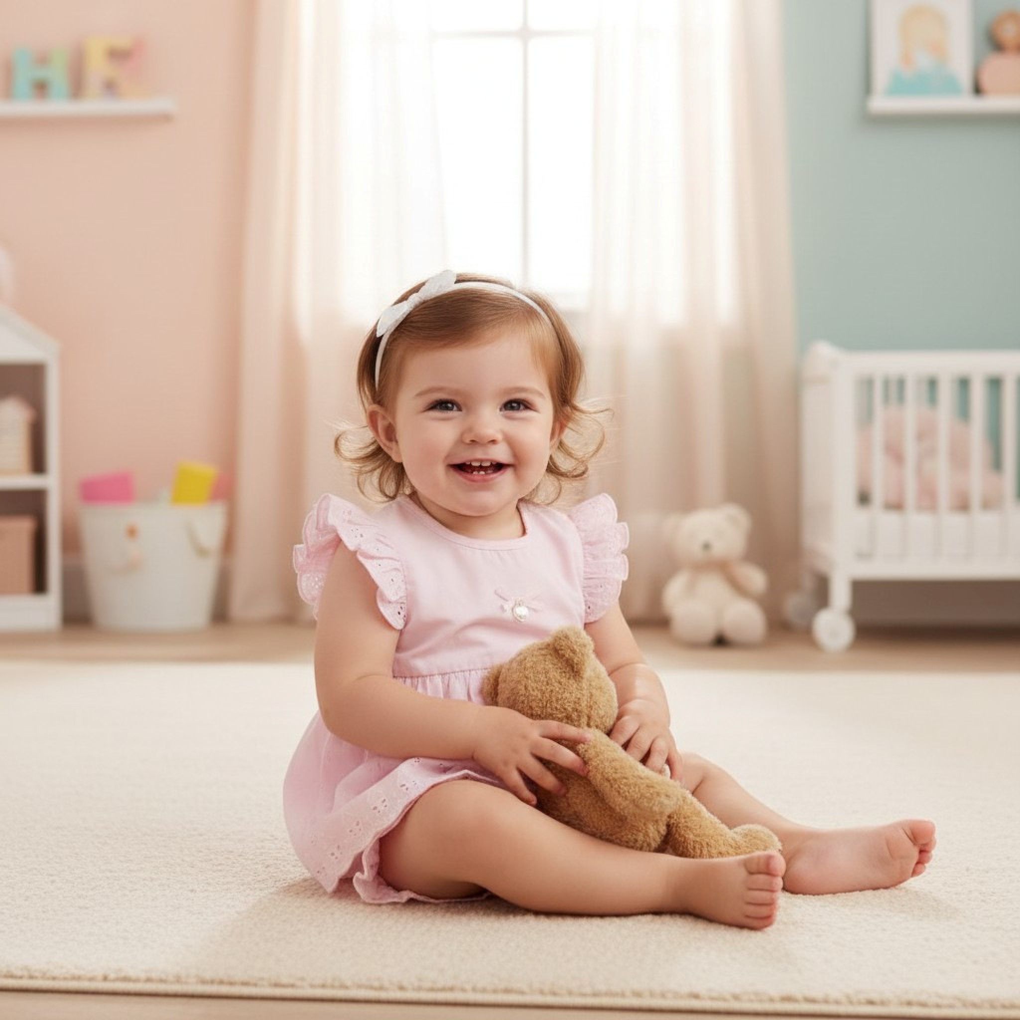 Mintini MB5212  MB5212-39 Broderie Anglaise Short Set (3-9 months)