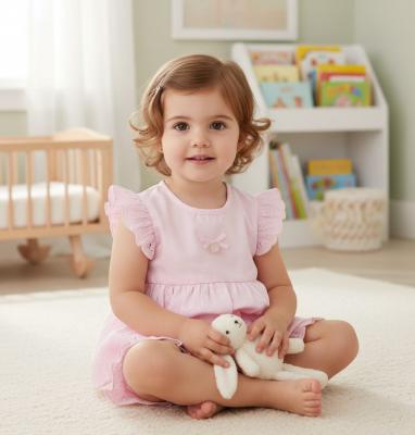 MB5212A  Broderie Anglaise Short Set  (12-24 months)