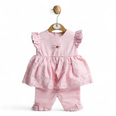 Mintini MB5212  MB5213AP Broderie Anglaise Trouser Set (12-24 months)