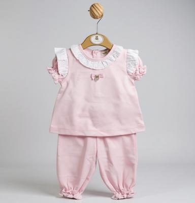 MB5246P Dobby dot trouser Set (3-9 months)