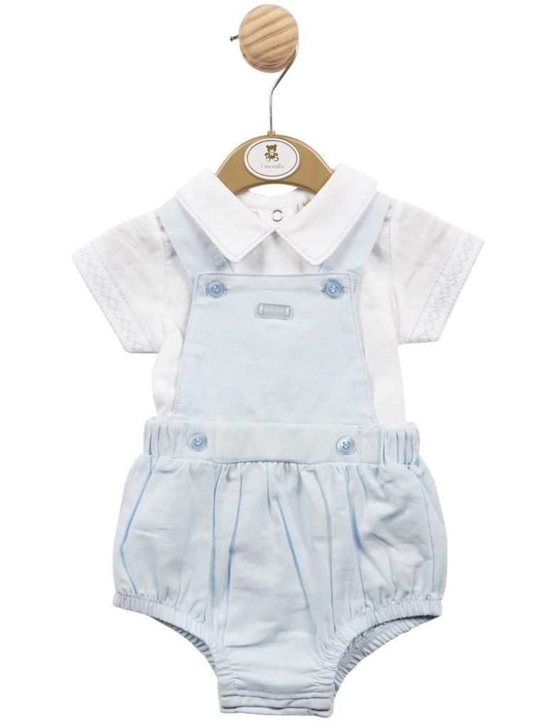 Mintini China * MB5250A Bloomer dungaree and shirt(12-24 months)