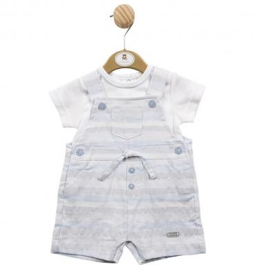 Mintini MB5280 * MB5280A Stripe Dungaree Set(12-24 months)