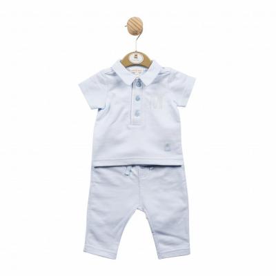 Mintini MB5360A * MB5318-A "M" Polo shirt and trouser Set(12-24 months)