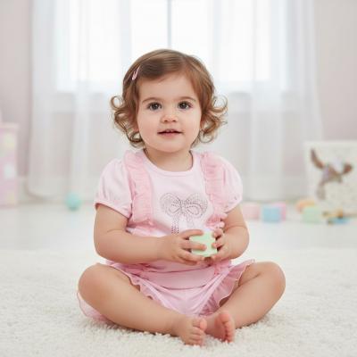 MB5325P  Sparkle Bow Shorts and Top (3-9 months)