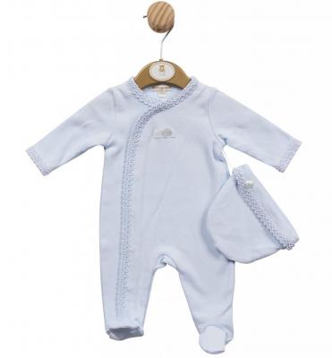 Mintini China MB5380AS Brocade All in One and hat (1-6 months)