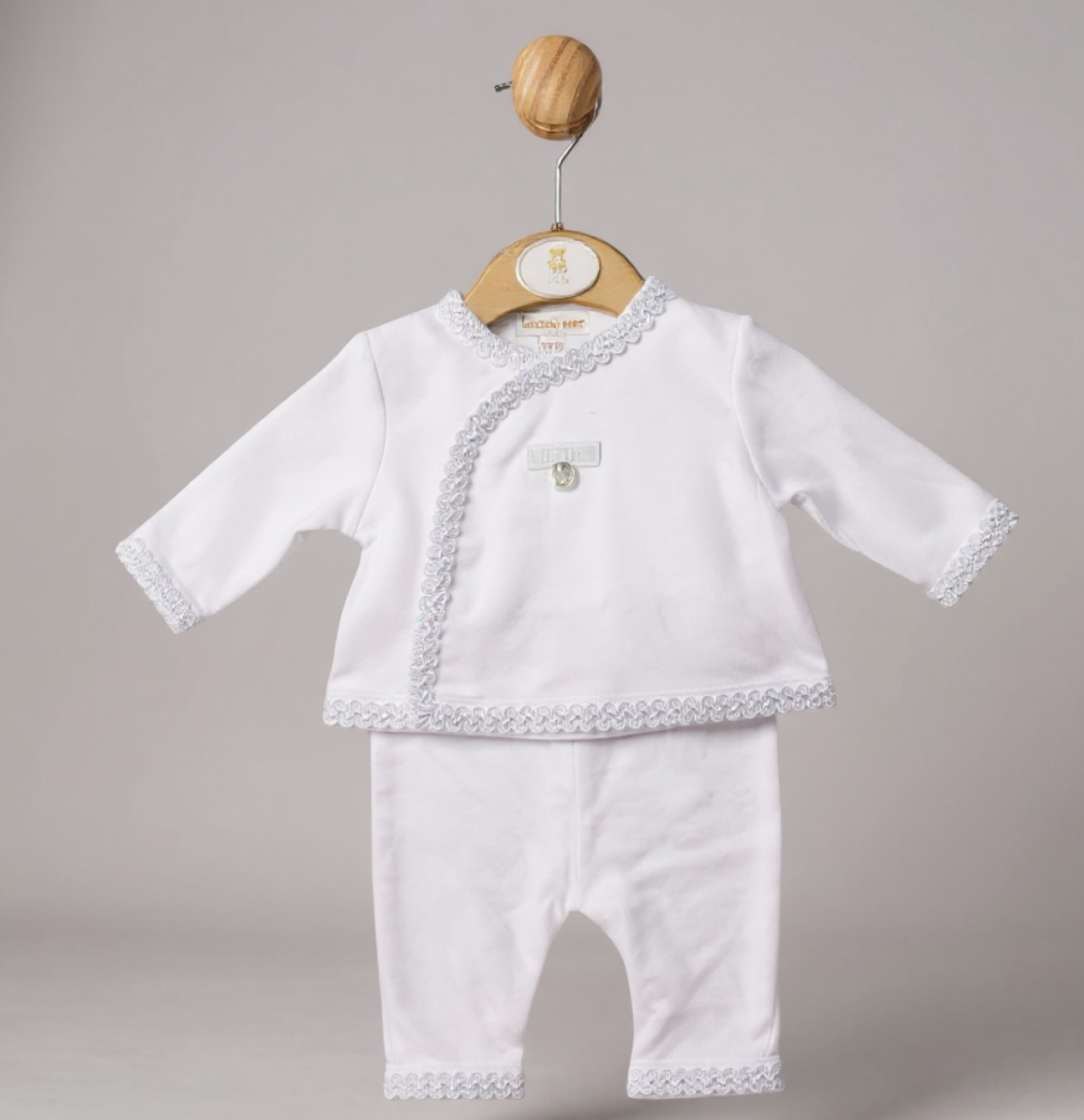 Mintini MB5379A 5056590117425 MB5389A Brocade Trousers and Top (1-6 months)