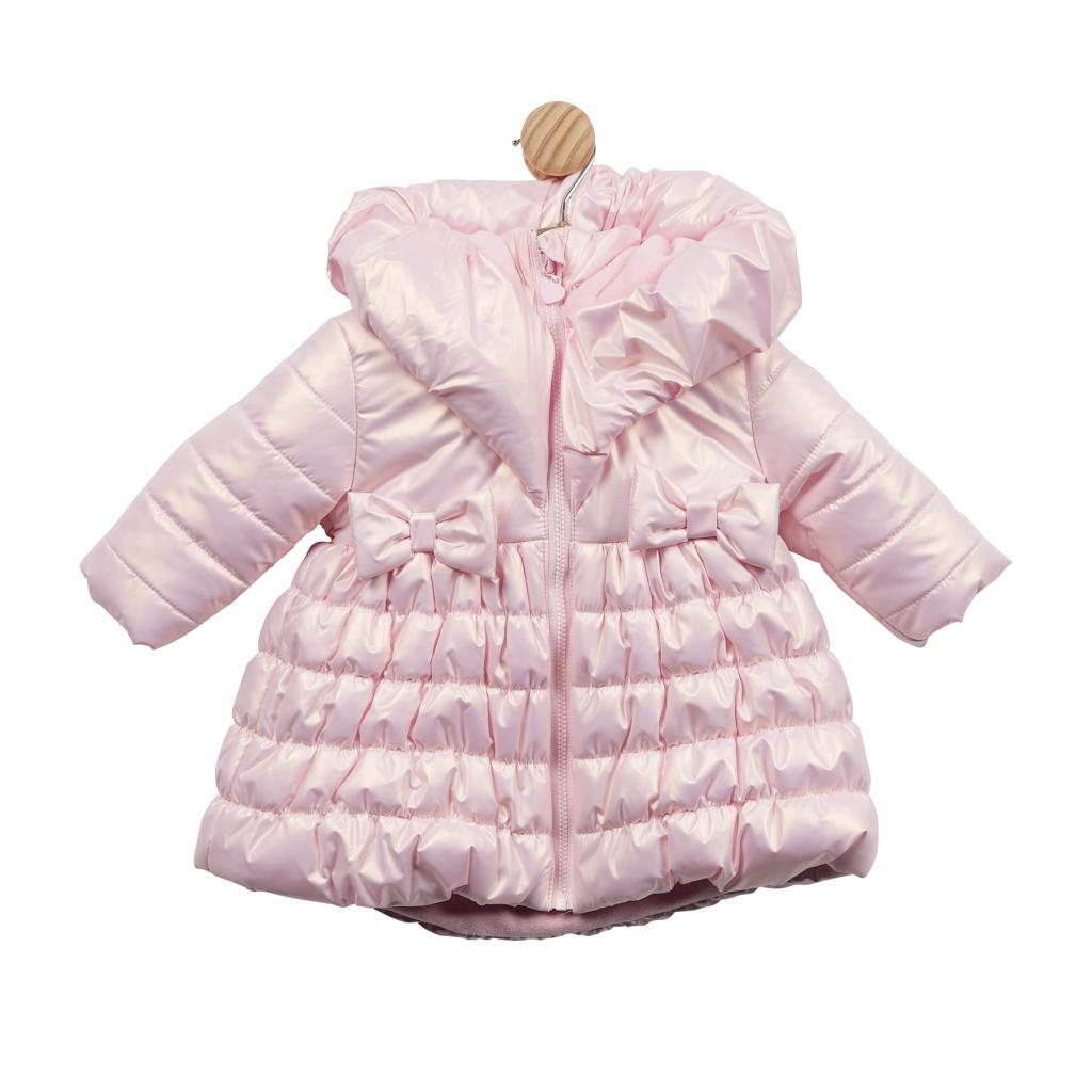 Mintini  5056590116145 MB5415 Pink Bow Coat (3-9 months)