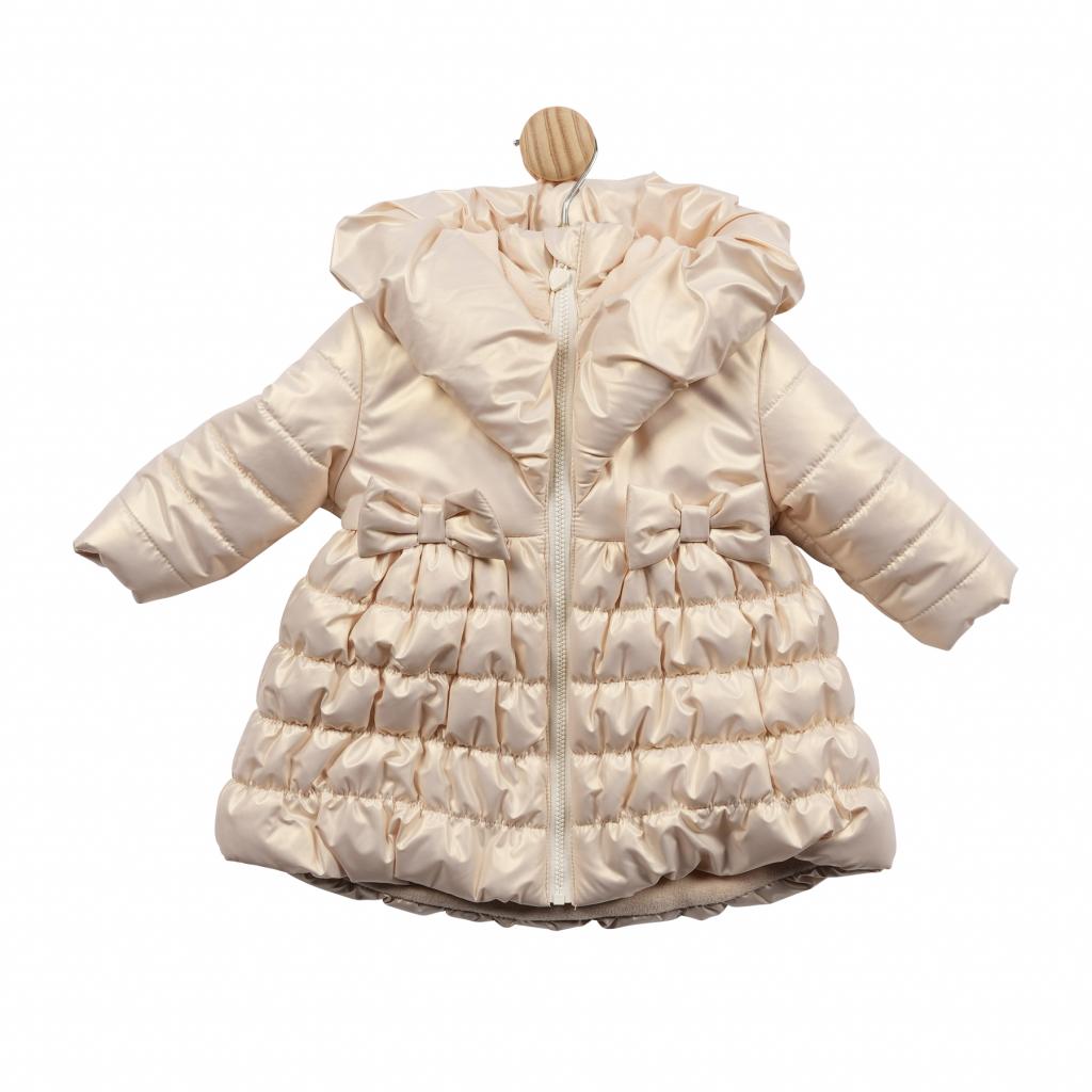 Mintini   MB5416 Champagne Bow Coat(3-9 months)
