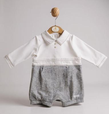 MB5433-G Two Tone Romper (3-12 months)