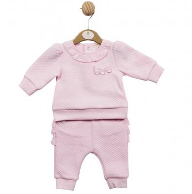Mintini MB5521A  MB5521AP Diamond Frill Jog Set (12-24 months)