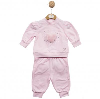 Mintini MB5541  MB5541P Fluffy Heart Jog Set (3-9 months)