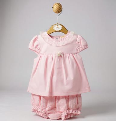 Mintini MB5654 5056590124782 MB5654 Smocked and Dotty Bloomer Set (3-9 months)