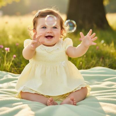 MB5666-Y  Smocked and Dotty Shorts Set  (3-9 months)