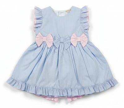 MB5698  "Bows and Frills" Dress Set  (3-9 months)