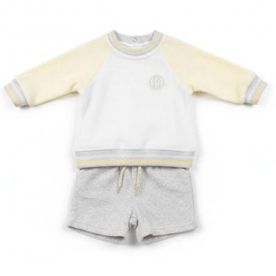 Mintini MB5801 5056590130752 MB5801 Colour Block Towelling Shorts Set (3-9 months)