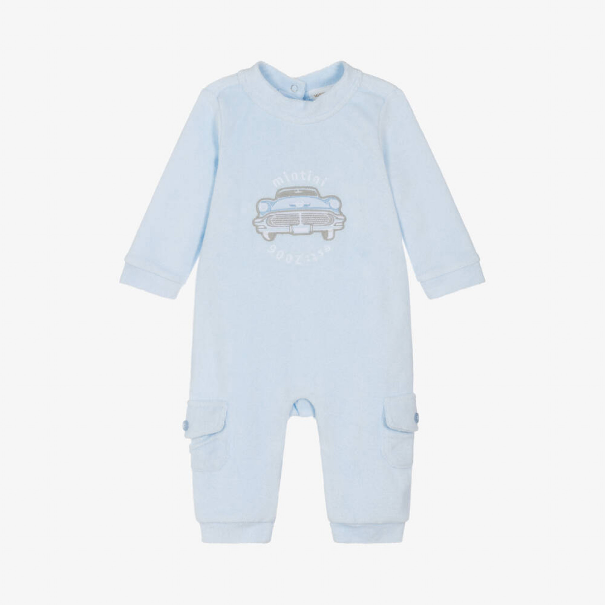 Mintini MB5806 5056590130912 MB5806 Towelling "Car" Romper (1-9 months)