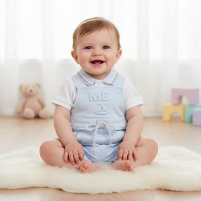 MB5839A 3D "MB Boat" Dungaree Set (12-24 months )