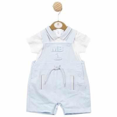 Mintini MB5839A 5056590131353 MB5839A  3D "MB Boat" Dungaree Set (12-24 months )