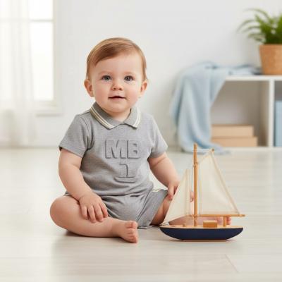 MB5846G  "MB Boat" Romper  (3-9 months)