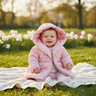 MB5928-P Pink Quilted Winter Coat (3-9 months)