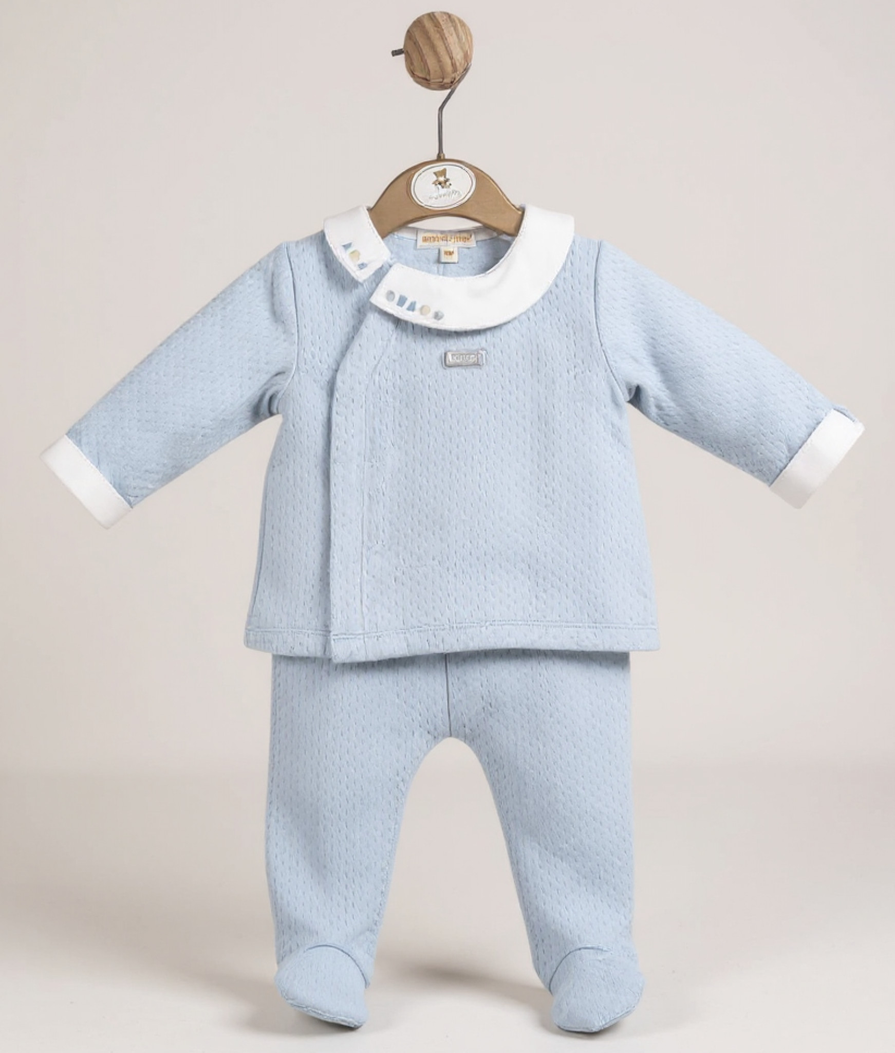 Mintini MB5970 MB5970B Pointelle Two Piece Set (1-9 months)