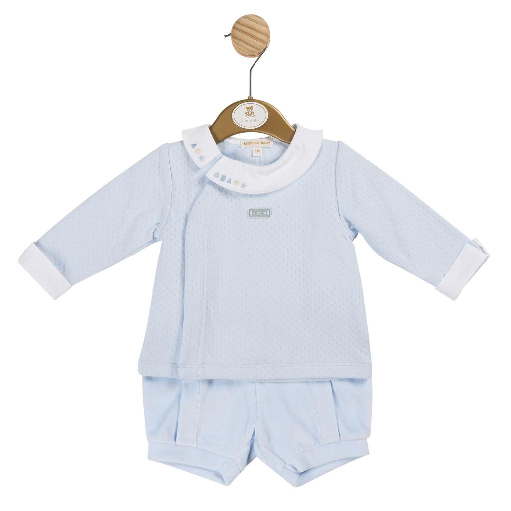 Mintini MB5974  MB5974 Pointelle Shorts Set (3-9 months)