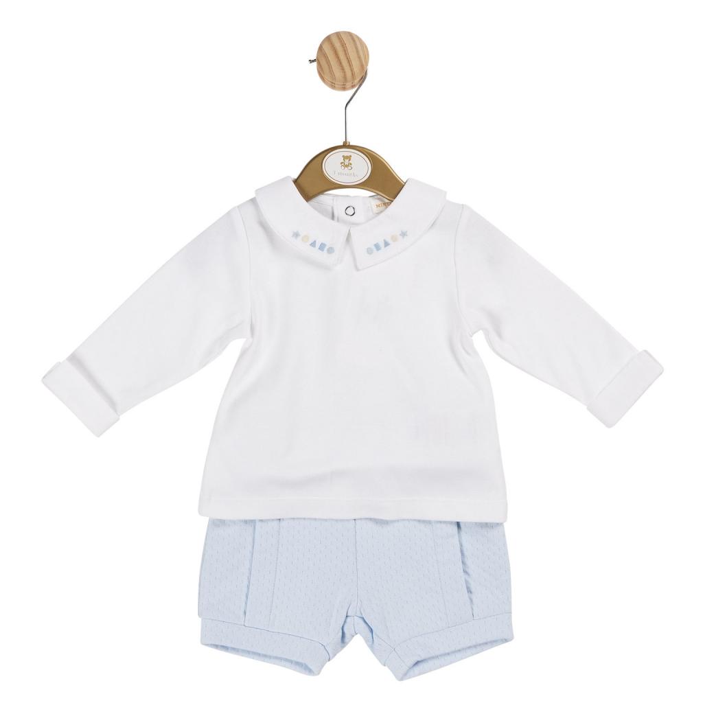 Mintini MB5975  MB5975 Pointelle Shorts Set (3-9 months)