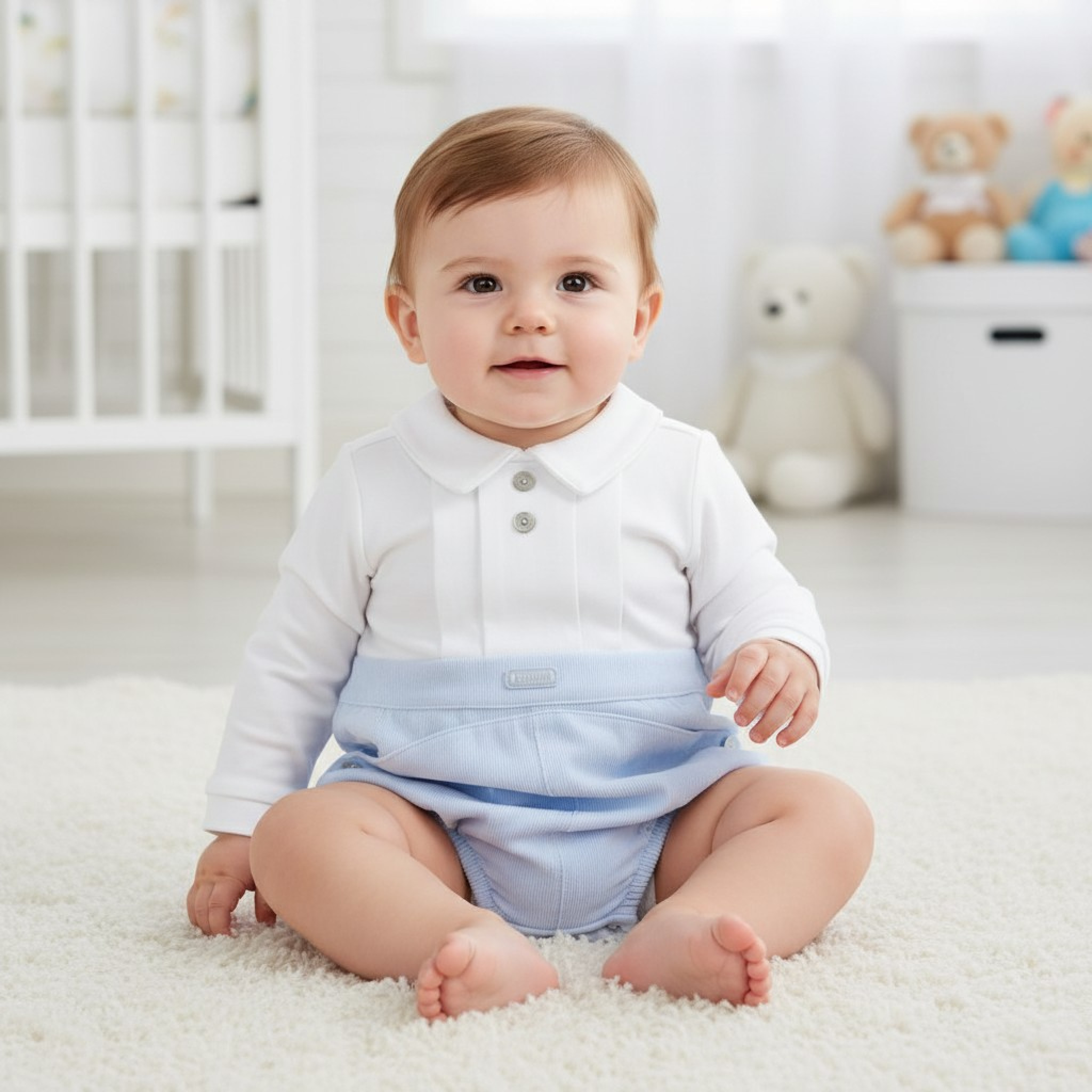 Mintini MB6001 3=5056590134774,6=5056590134781,9=5056590134798 MB5994 Warm Lined Baby Cord Romper (3-9 months)