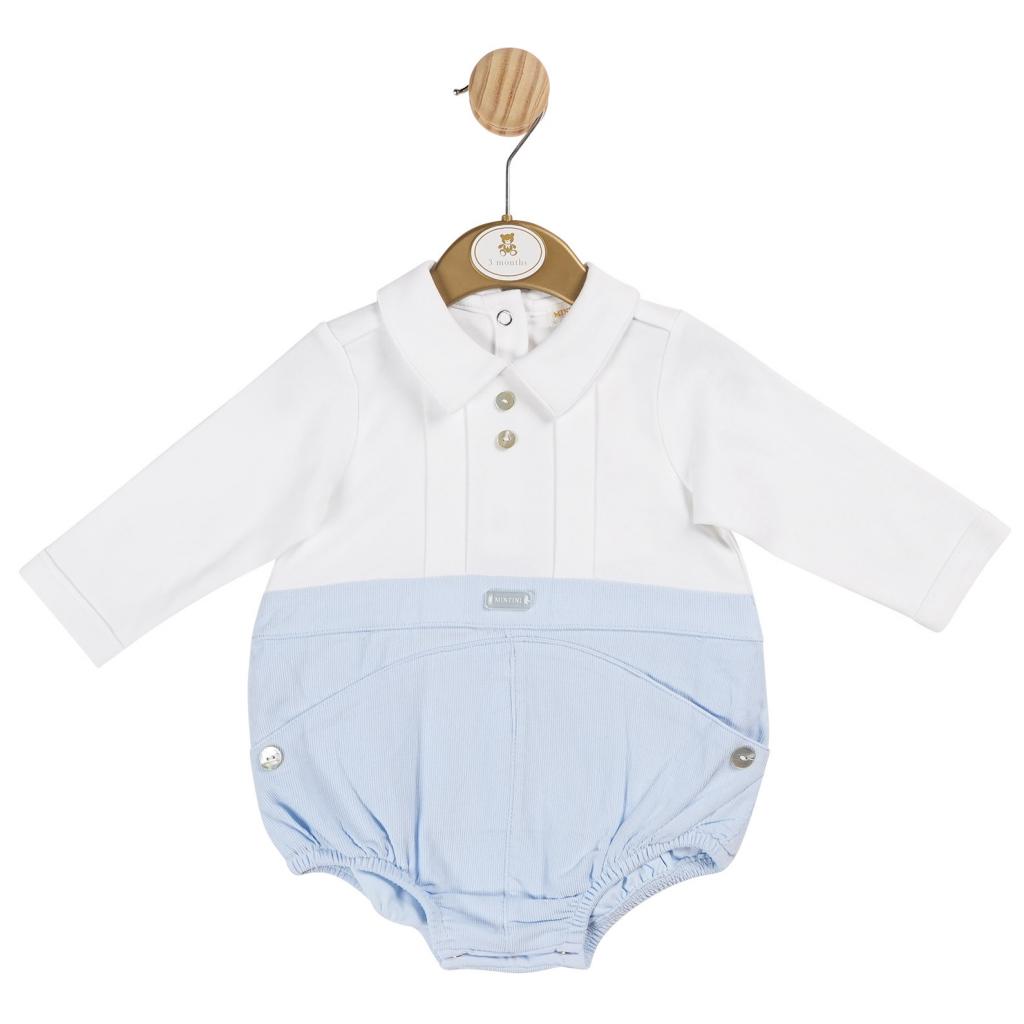 Mintini MB6001 3=5056590134774,6=5056590134781,9=5056590134798 MB5994  Warm lined Baby Cord Romper (3-9 months)