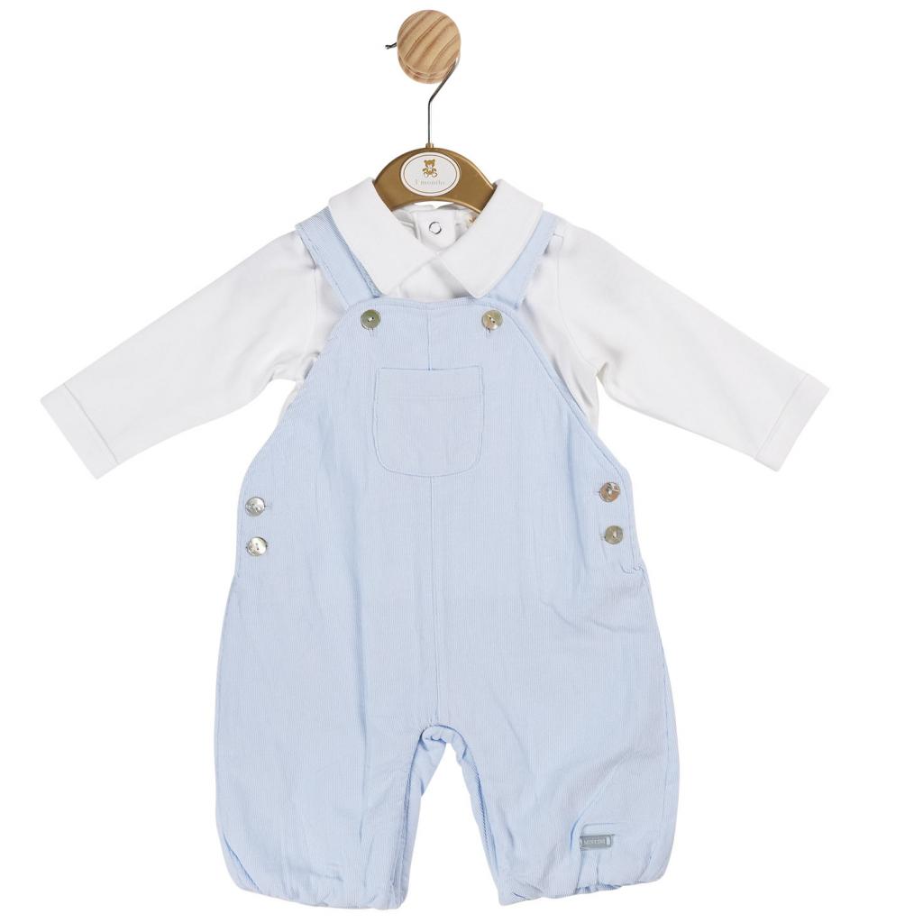 Mintini MB5997A  MB5997A  Warm lined Baby Cord Dungaree Set (12-24 months)