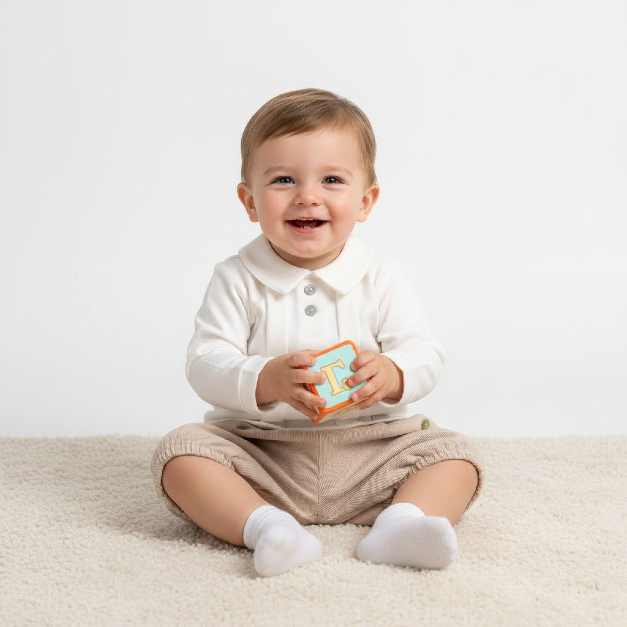Mintini MB6005A 12=5056590135306,18=5056590135313,24=505659013532 MB6005A  Warm lined Baby Cord Bloomer Set (12-24 months)
