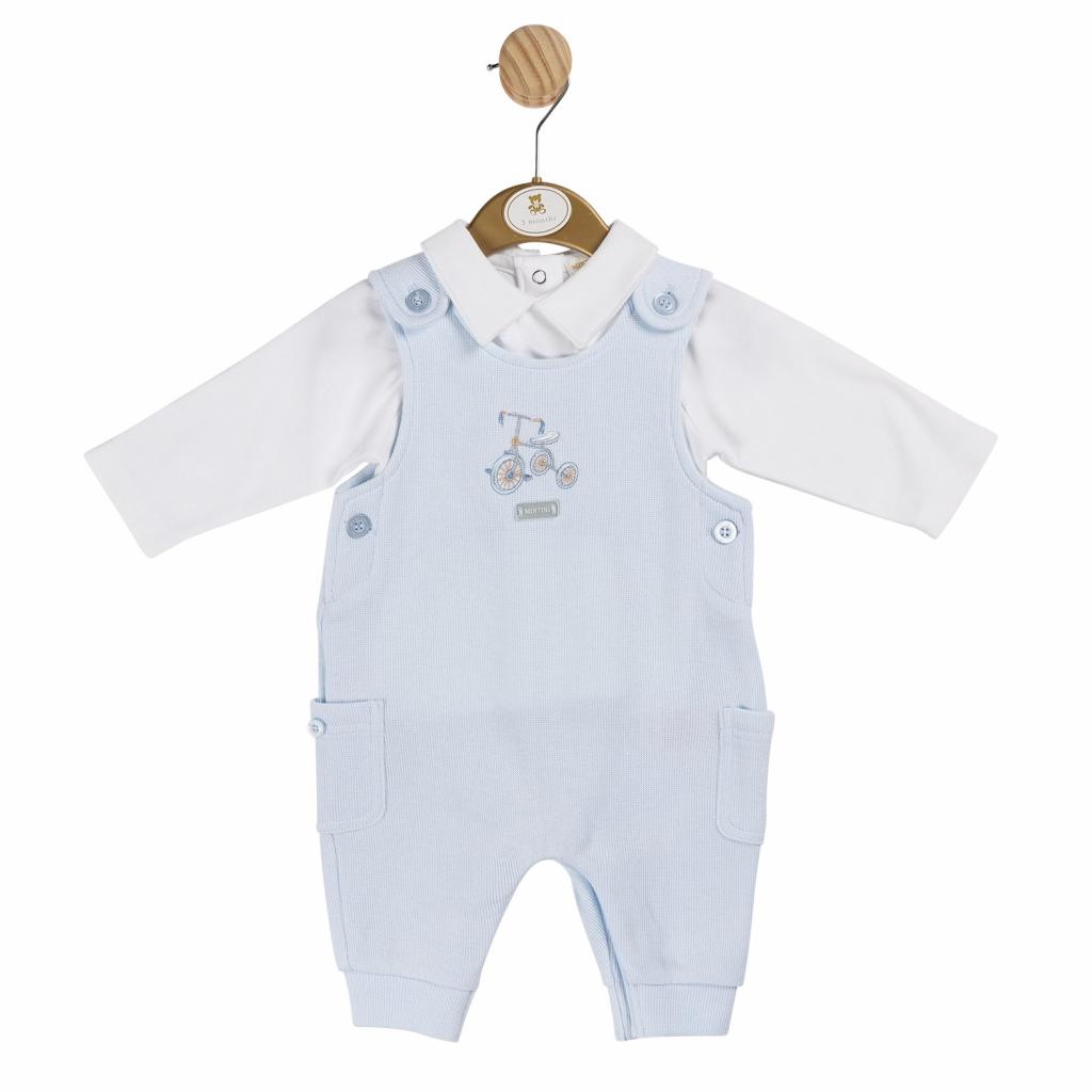 Mintini MB6011 3=5056590135580,6=50565901355971,9=5056590135603 MB6011 "Tricycle" Dungaree Set (3-9 months)