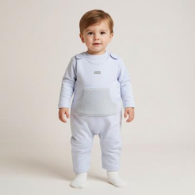 MB6025A  Sky Dungaree Set  (12-24 months)