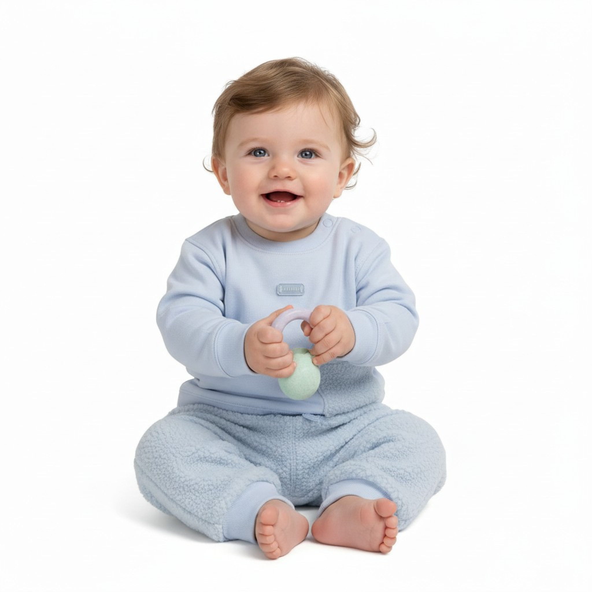 Mintini MB6027A  MB6027A Colour Block Two Piece Set (12-24 months)