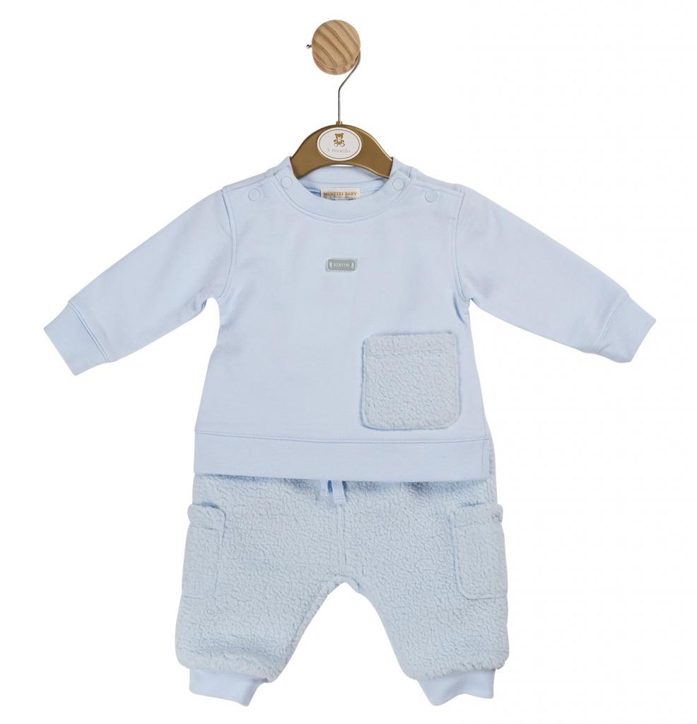 Mintini MB6027  MB6027 Colour Block Two Piece Set (3-9 months)