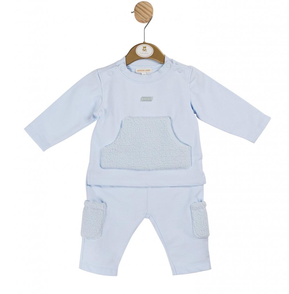 Mintini MB6028B  MB6028B Colour Block Two Piece Set (3-5 years)