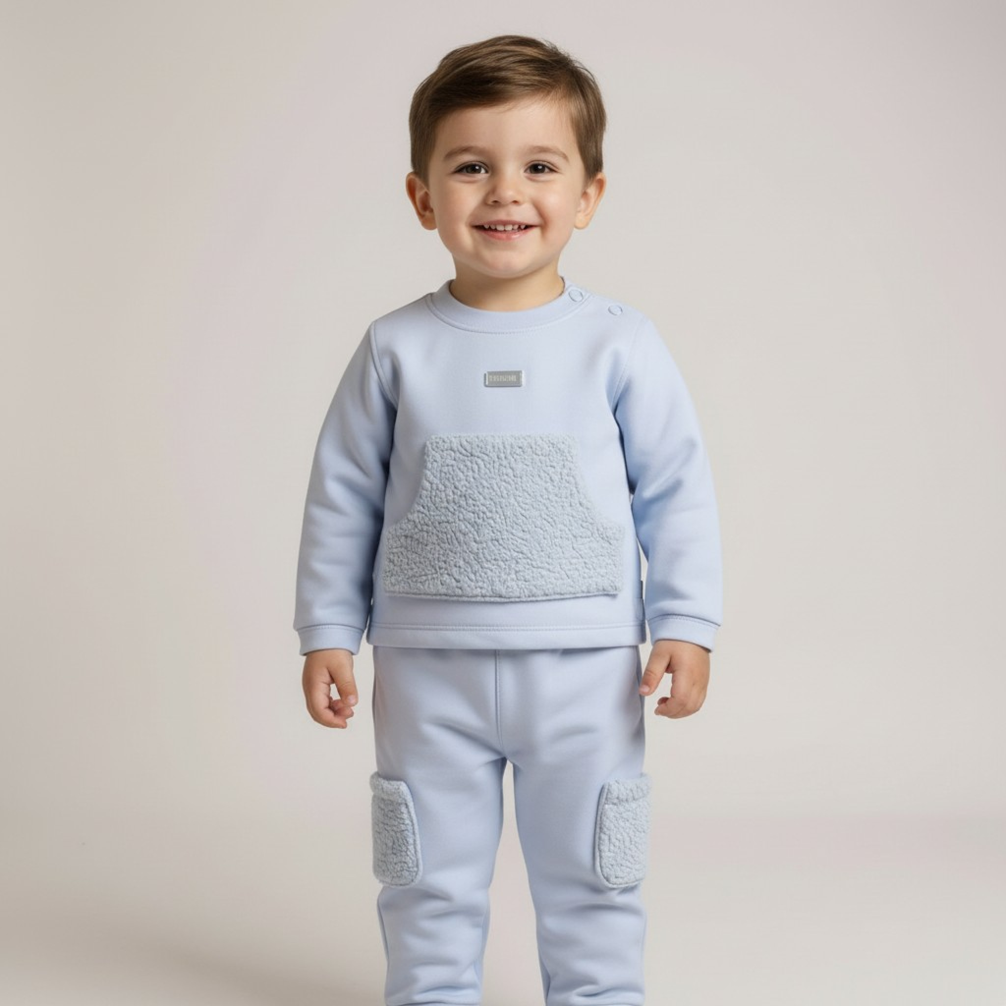 Mintini MB6028B  MB6028B Colour Block Two Piece Set (3-5 years)