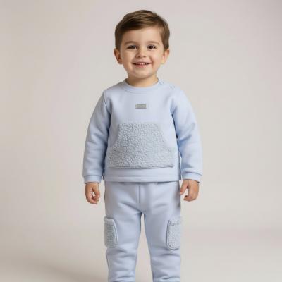 MB6028B  Colour Block Two Piece Set  (3-5 years)