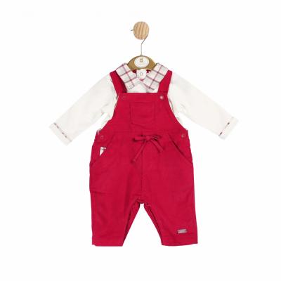 Mintini MB6073 MB6073 Warm Lined Baby Cord Dungaree Set (3-9 months)