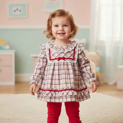 MB6078A  Checked Dress Set  (12-24 months)