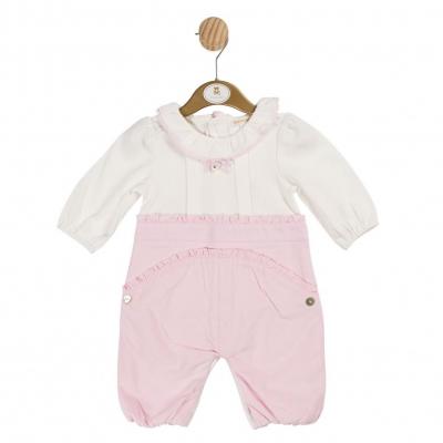 Mintini MB6106 3m = 5056590138161, 6m = 5056590138178, 9m = 5056590138185, 12m = 5056590138192 MB6106P  Warm lined Baby Cord  Romper (3-12 months)