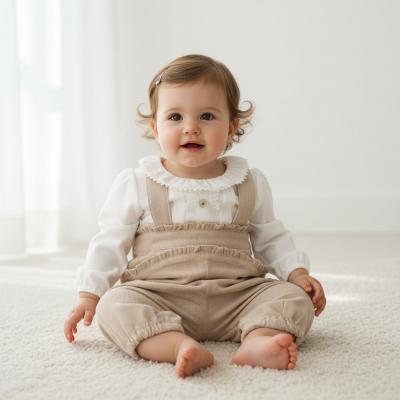 MB6113   Warm Lined Baby Cord   Romper  (3-12 months)