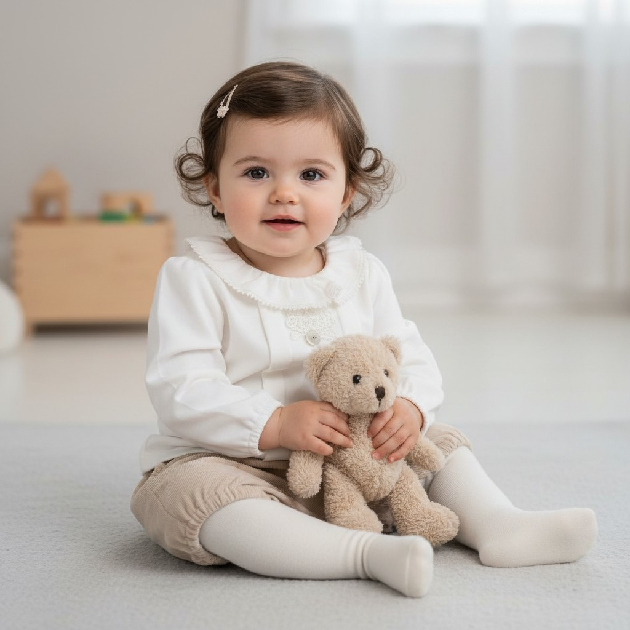 Mintini MB6116A 12=5056590138673,18=5056590138680,24=5056590138697 MB6116A  Warm Lined Baby Cord  Bloomer Set (12-24 months)